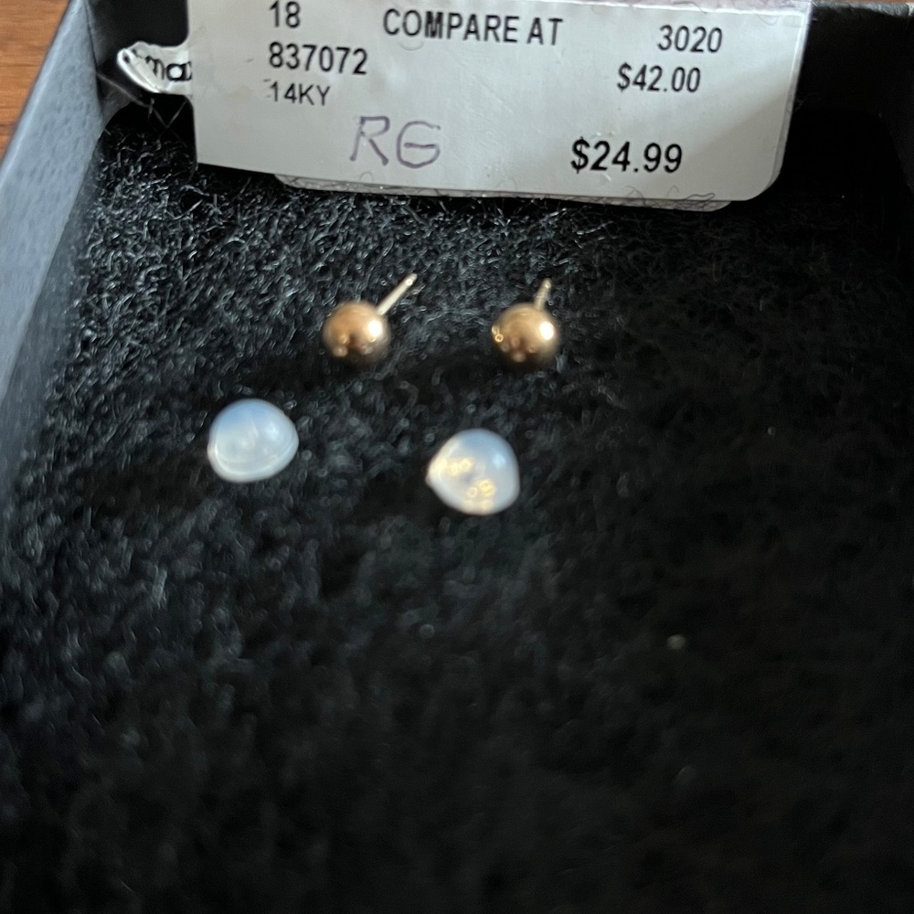 14K Rose Gold Earrings